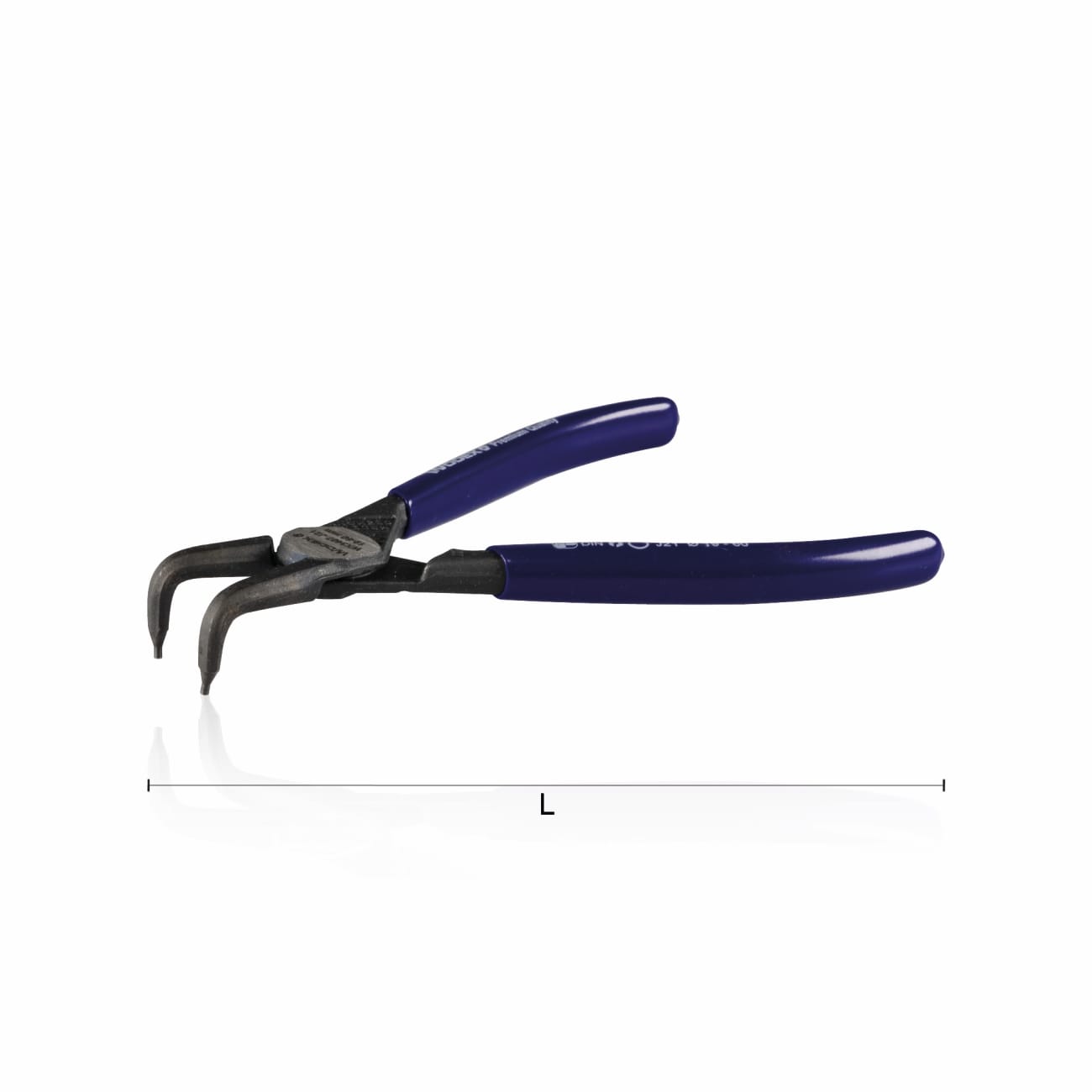 Bent nose pliers 90&#176; for internal circlips WODEX WX3407