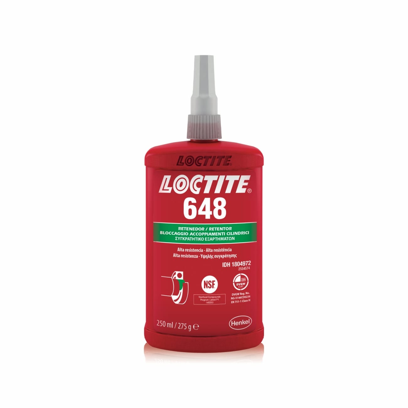 Bloccanti per accoppiamenti cilindrici LOCTITE 648