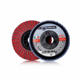 Dischi lamellari con supporto in plastica e tela abrasiva in zirconio e ceramico WRK BARRACUDA PLASTICA BARRACUDA PLASTICA WRK