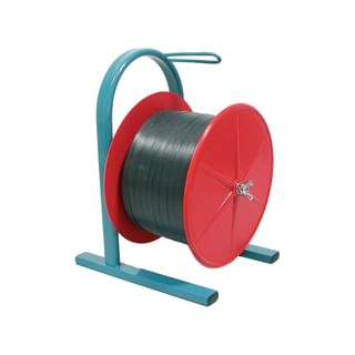 Abrollgerät aus Kunststoff für Rollen mit Kern 62 mm.