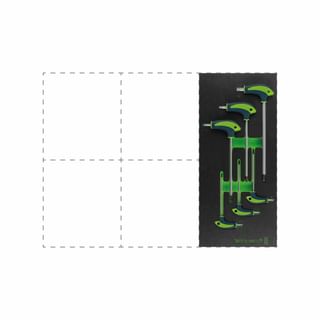 Chiave maschio esagonale con impugnatura in foam WX2750/SE6 WODEX