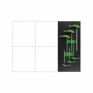 Hexagon wrenches with foam handle WX2750/SE6 WODEX