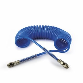 Spiral hoses in extra flexible polyurethane based on polyester shore PU98A