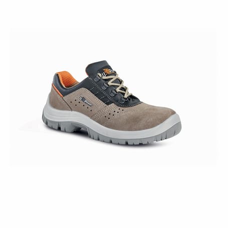 Perforierter Wildleder-Sicherheitshalbschuh DREAM L U-POWER