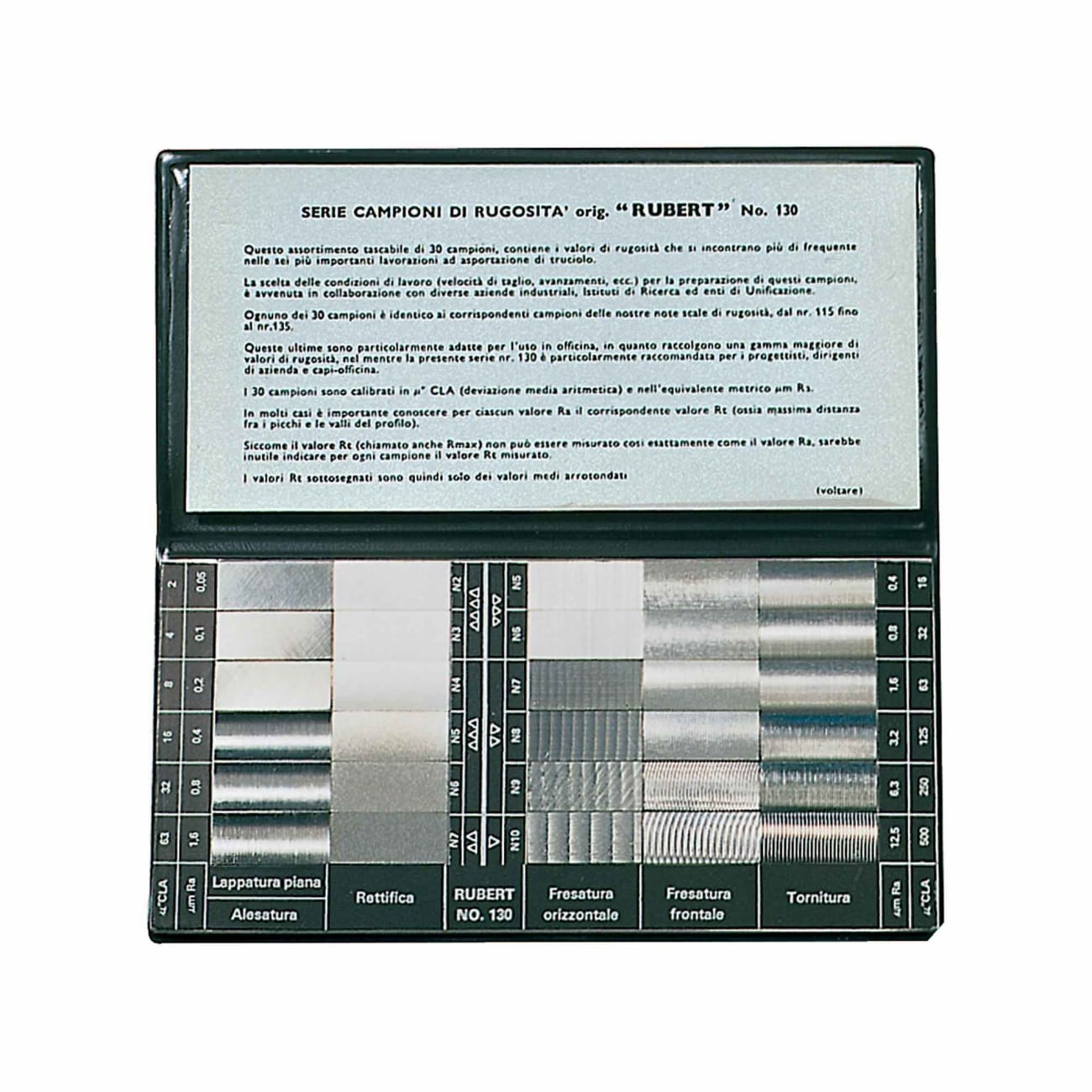 Set di campioni di rugosit&#224; (solo per confronto visivo) ALPA LA265