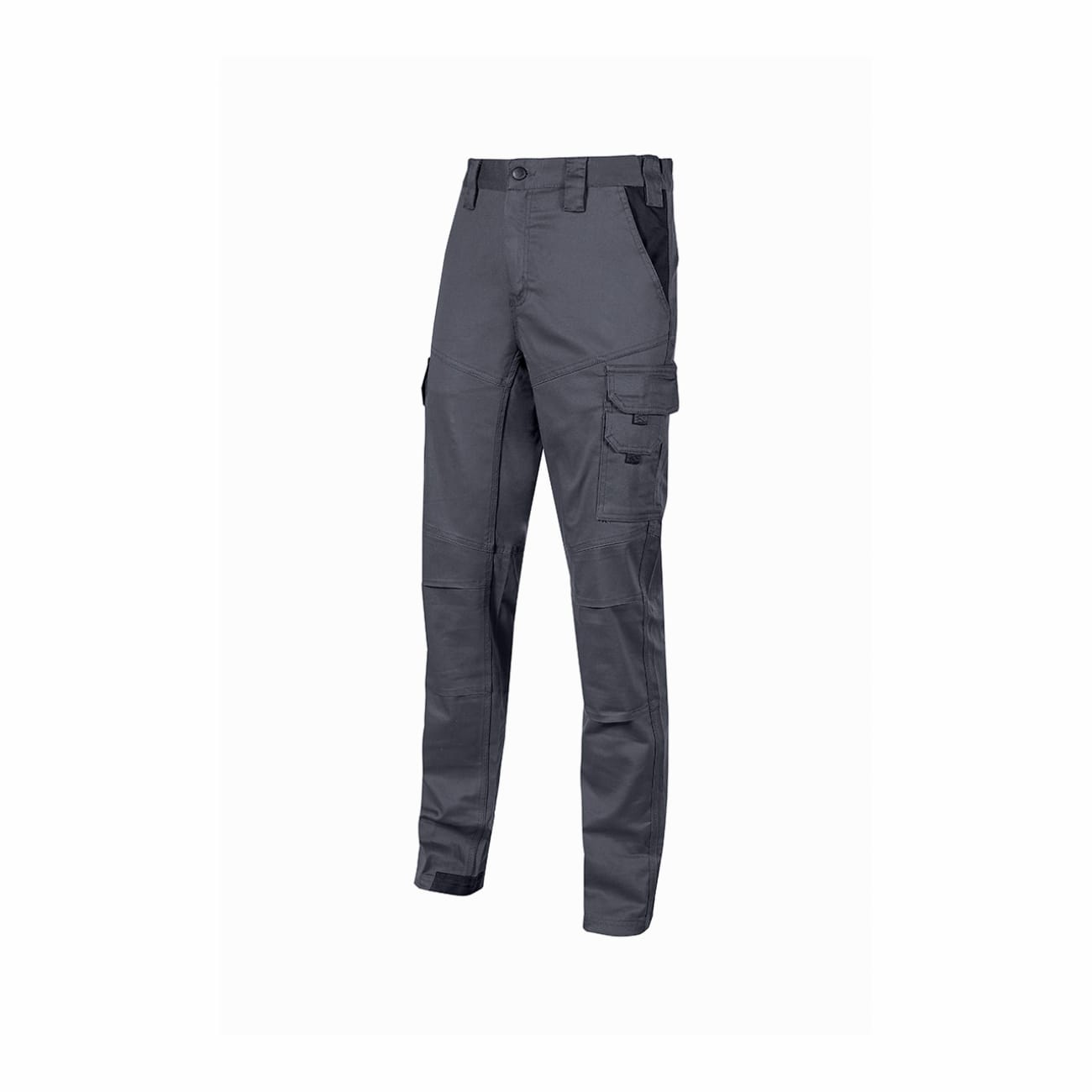 Slim-fit work trousers in stretch cotton GUAPO U-POWER
