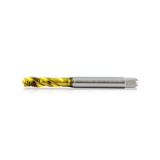 Macho de roscar de HSSE con filo helicoidal de 40°, rosca derecha C 2/3 M2 - M30, agujero ciego DIN 13 - M TiN UNIVERSAL KERFOLG