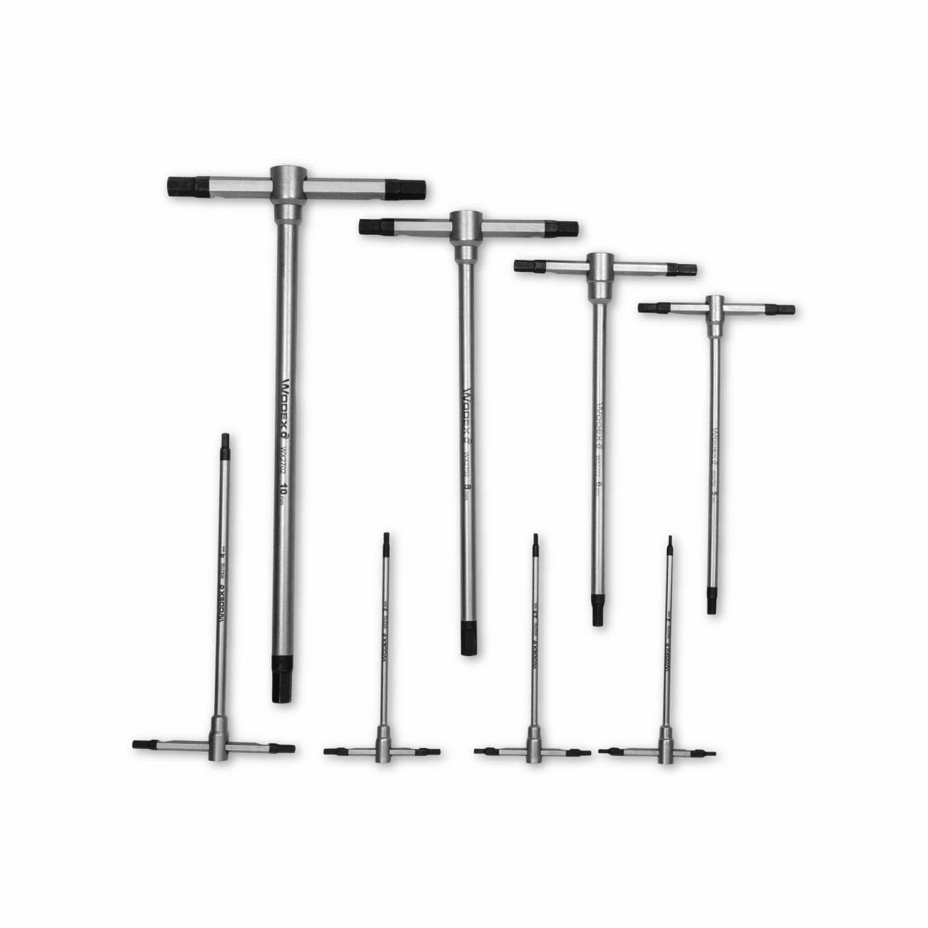 Juego de llave en T hexagonal con vástago deslizante WX2702/S6 - WX2702/S8 WODEX