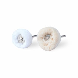 Shank mounted soft cotton wheel buffs GESSWEIN