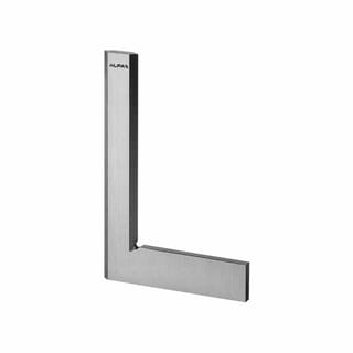 Simple bevelled square in hardened stainless steel ALPA HA090
