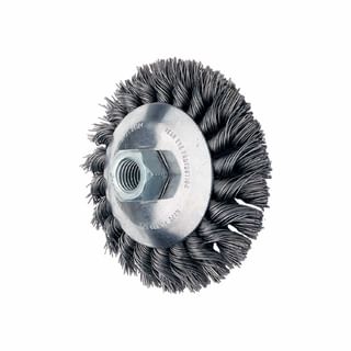 Spazzole abrasive coniche con foro filettato e filo ritorto PFERD