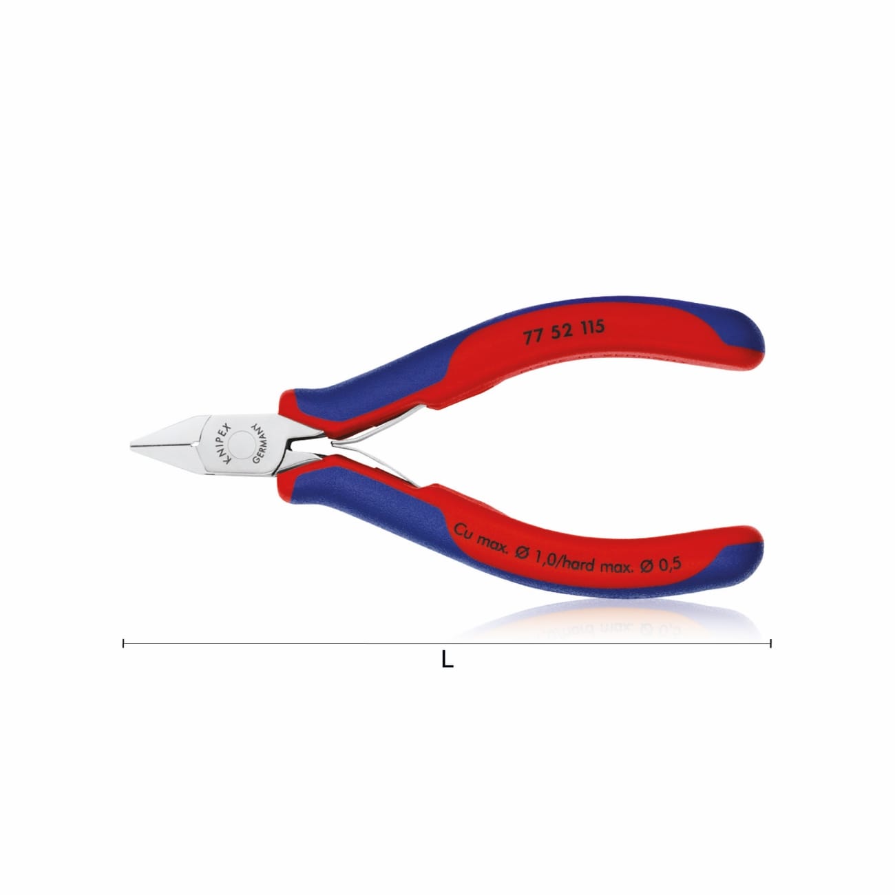 Cutting nippers for electronics KNIPEX SUPER KNIPS 78 03 125
