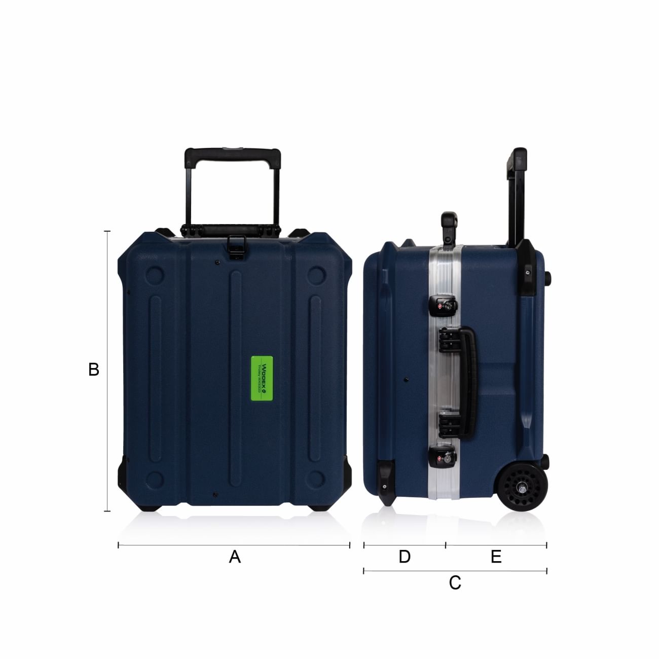Valigie trolley portautensili omologate TSA WODEX WX9310/TS51