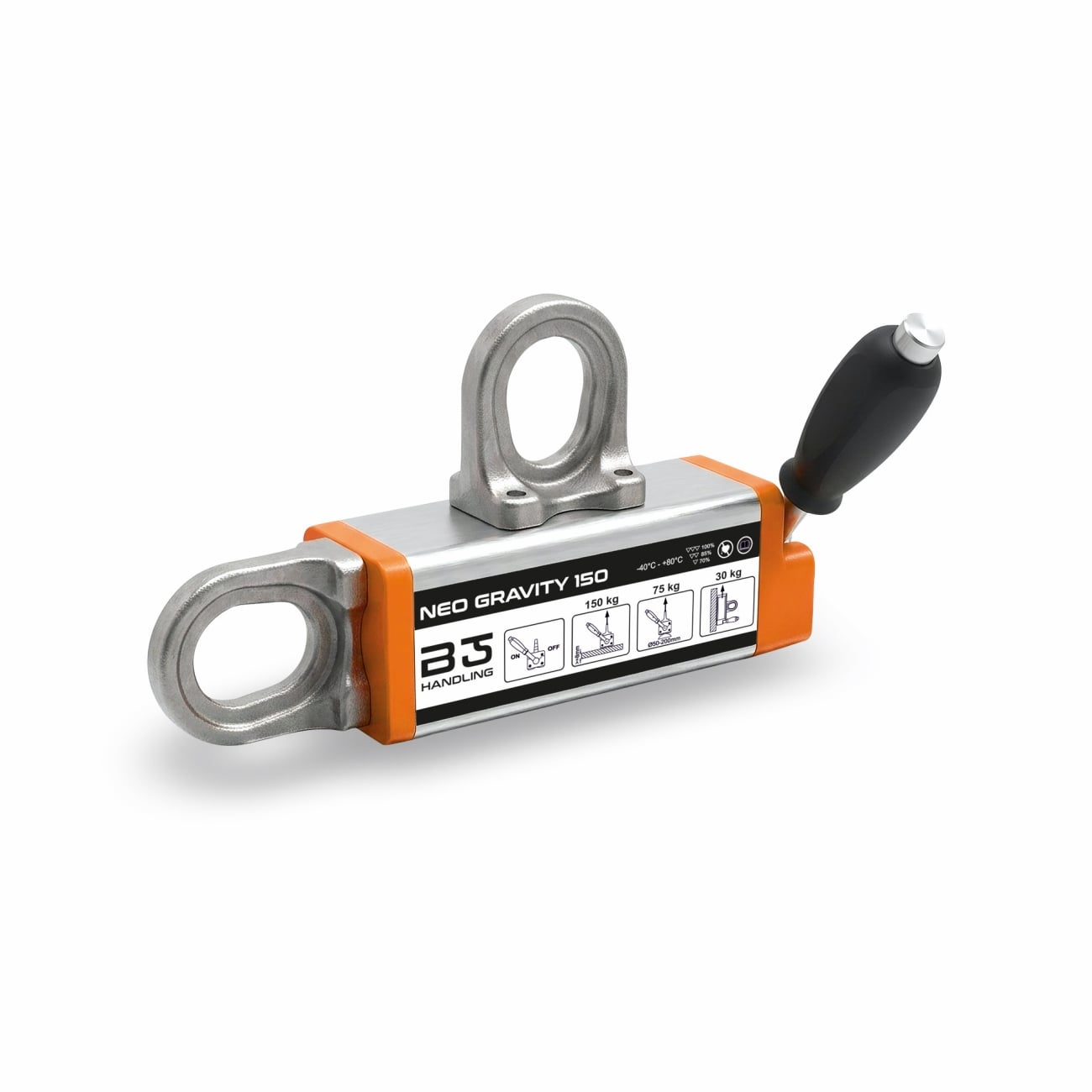 Sollevatore magnetico con doppio occhiello NEO GRAVITY DOUBLE B-HANDLING