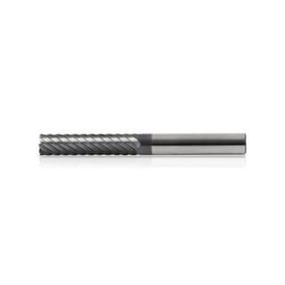 Solid carbide end mill 4–20 mm, long cutting edges, variable helix angle 46°/48°, rake angle 13°, sharp edge KERFOLG