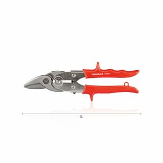 Nożyce profesjonalne Premium Quality z podwójną dźwignią do cięcia prawostronnego WODEX WX3900-R