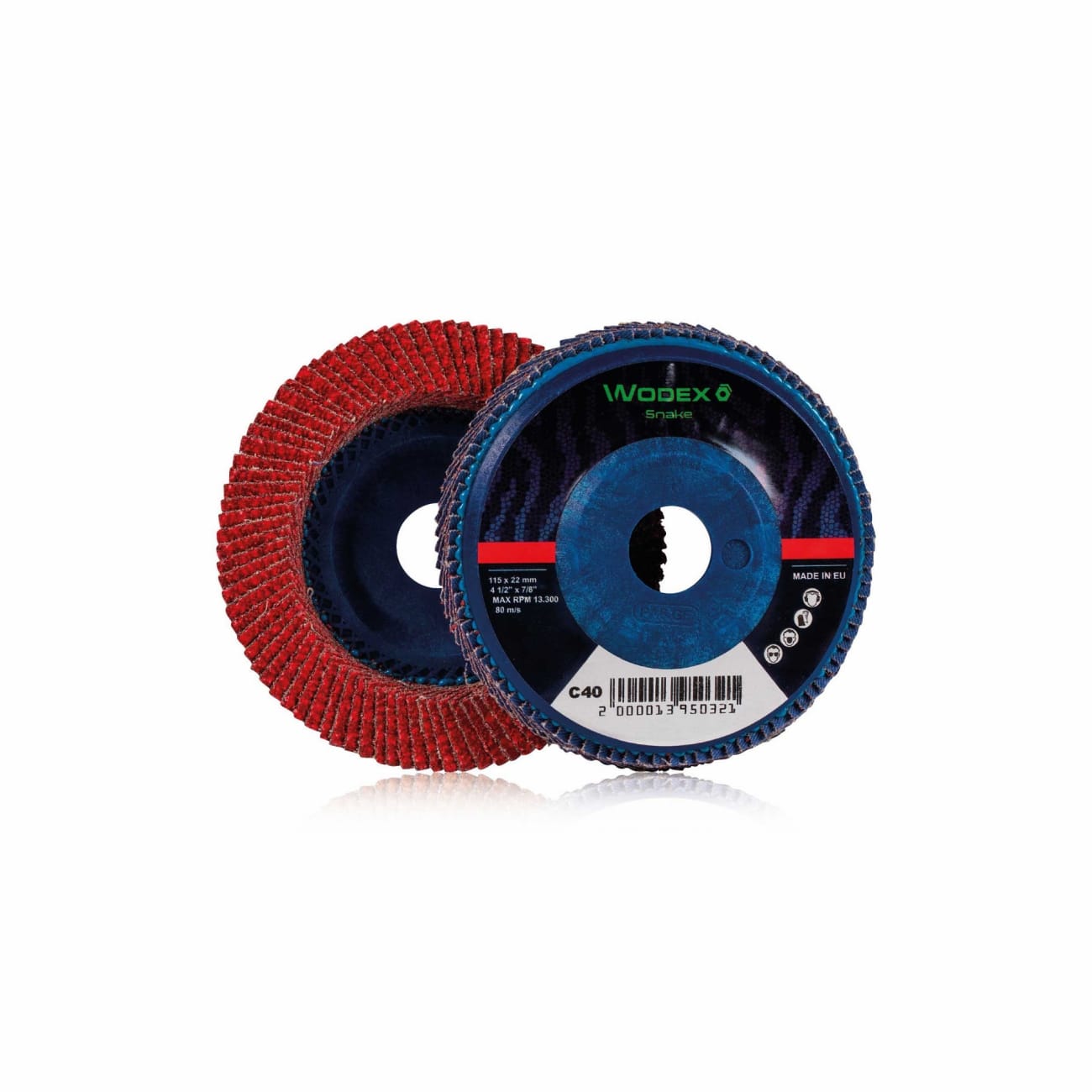 Ceramic flap disc SNAKE WODEX