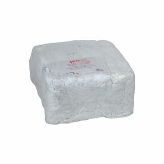 White fine fabric cleaning rags WRK