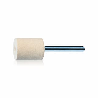Shank mounted felt bobs for polishing with shank PFERD FK ZYA