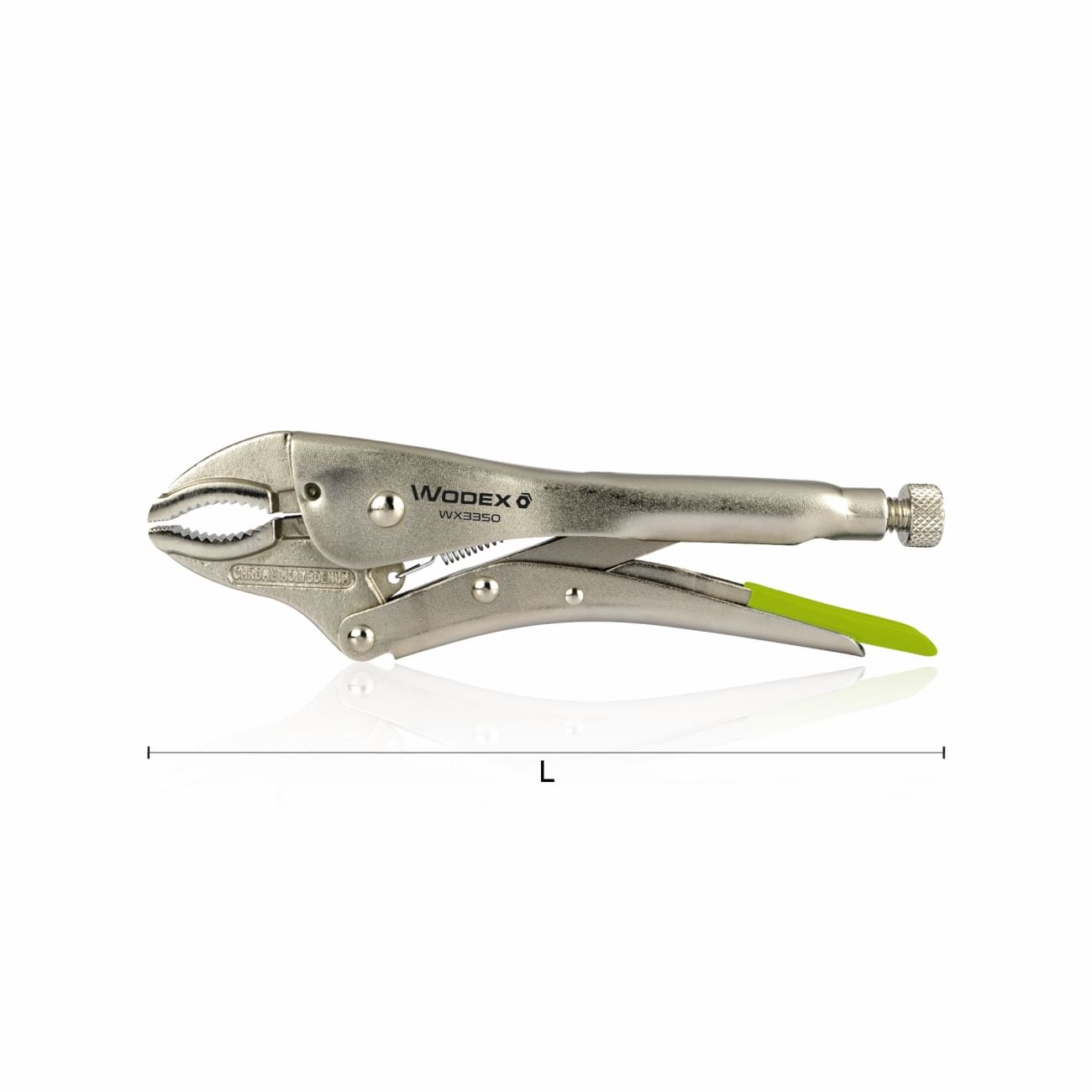Adjustable self-locking pliers with concave jaws WODEX WX3350