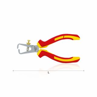 Abisolier-Zangen VDE isoliert 1000 Volt WODEX WX3430
