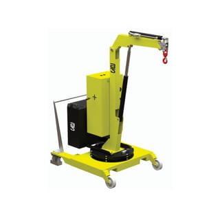 Gru girevoli zavorrate con sollevamento e sfilo elettrico M9425 B-HANDLING