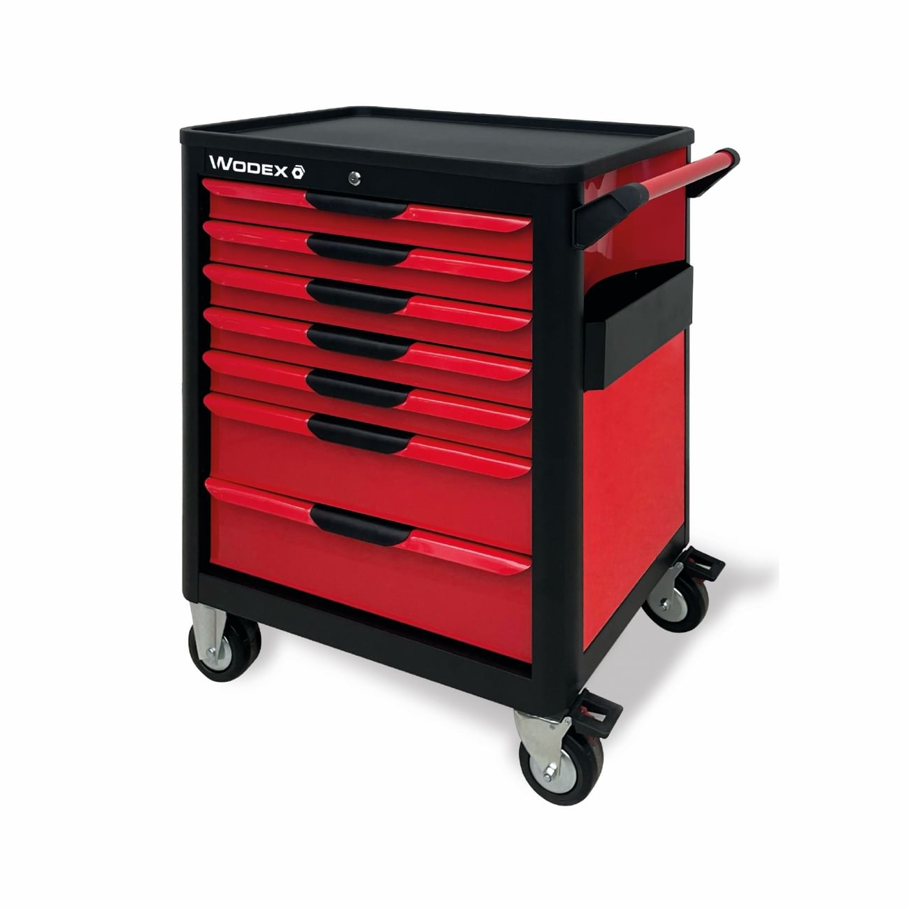 Carrello portautensili con piano in ABS WODEX WX9445/B7-SCS