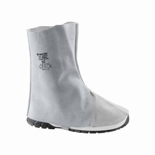 Split leather gaiters