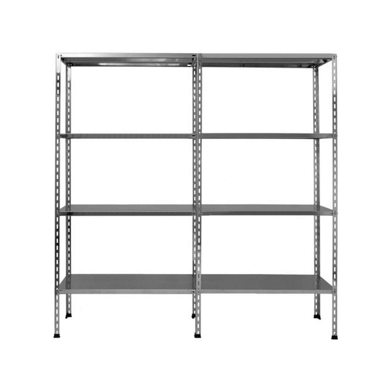 Bolted shelf racks in AISI 430 stainless steel
