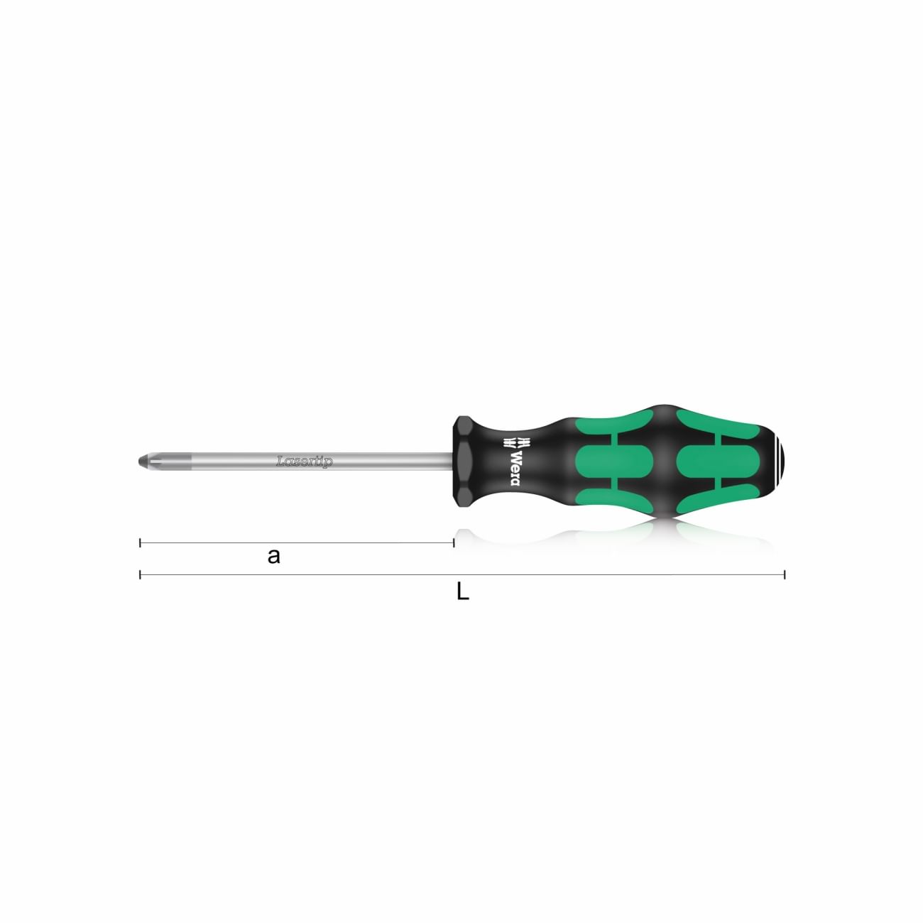 Screwdrivers for Pozidriv screws WERA 355 PZ