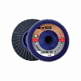 Discos laminares con soporte de plástico y tela abrasiva de circonio WRK PYTHON PLASTICA