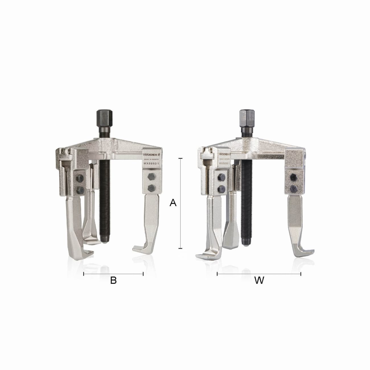 Estrattori meccanici a tre bracci reversibili WODEX WX5950