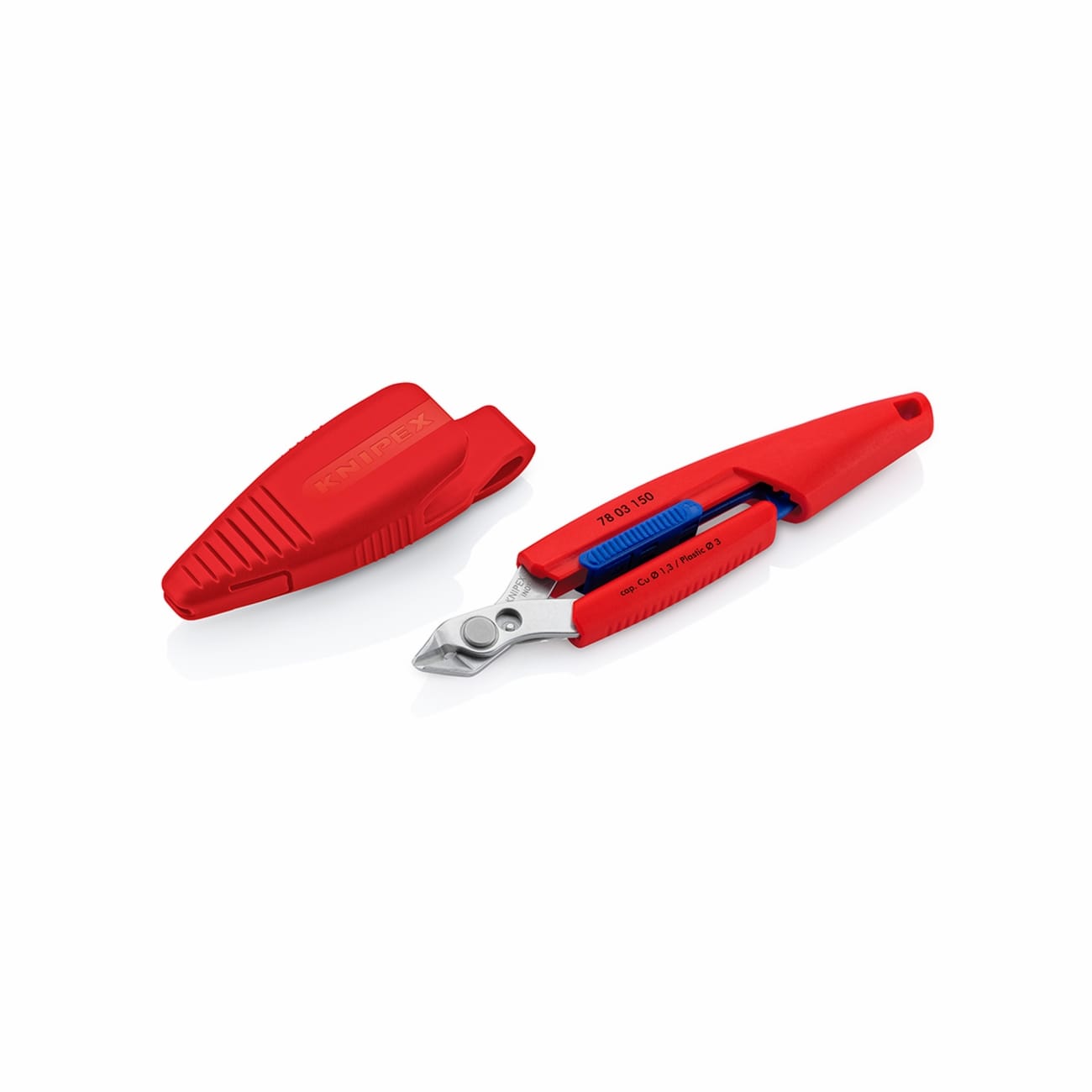 Nożyce do elektroniki i mechaniki precyzyjnej 78 03 150 - 78 03 150 V01 - Slim Knips KNIPEX