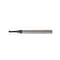 Tungsten carbide micro milling cutter 0.5 - 4 mm 2 cutting edges right helix 30° hemispherical STANDARD N KERFOLG