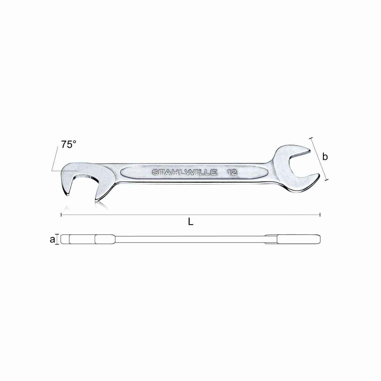 Small open-end wrenches 12 STAHLWILLE