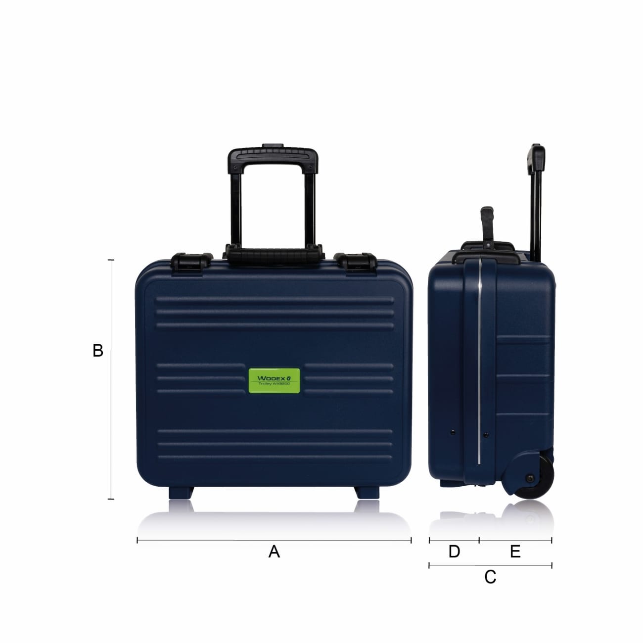 Wheeled service tool cases- 62 tools WODEX WX9210/TS62