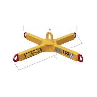 Lifting cross monobeams for big bags B-HANDLING