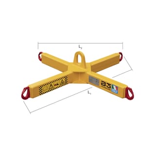 Lifting cross monobeams for big bags B-HANDLING