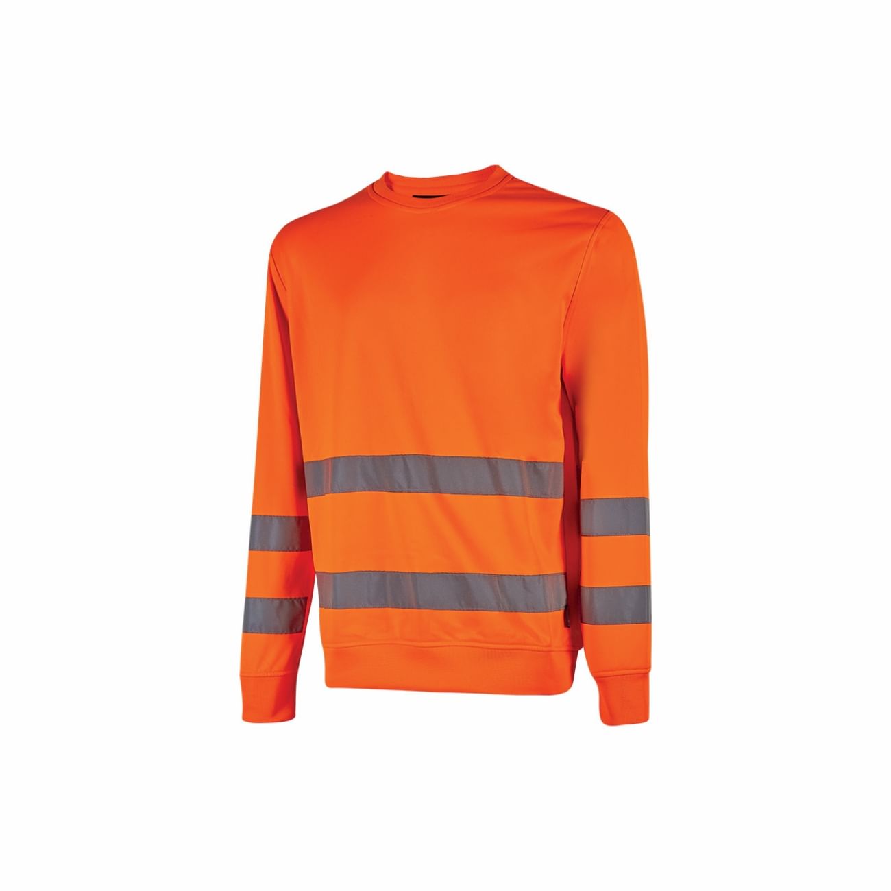High-visibility work sweatshirt with reflective bands CHARA U-POWER