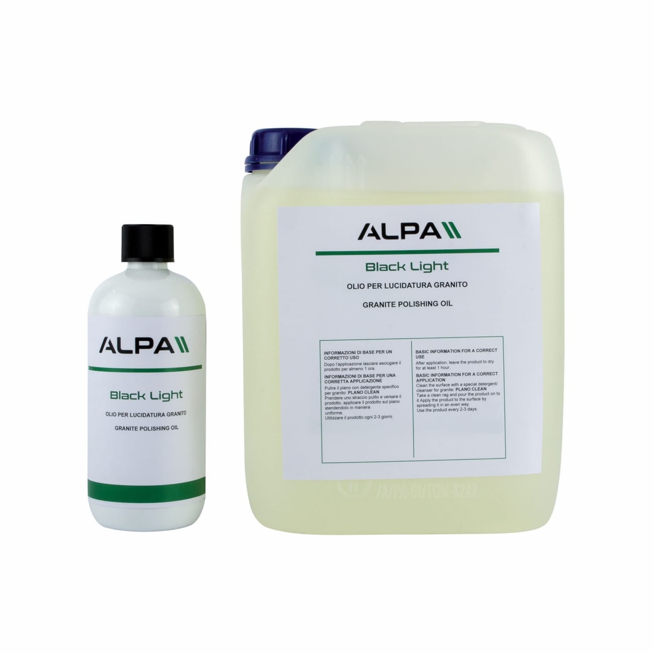 Olio per lucidatura granito ALPA BLACK LIGHT