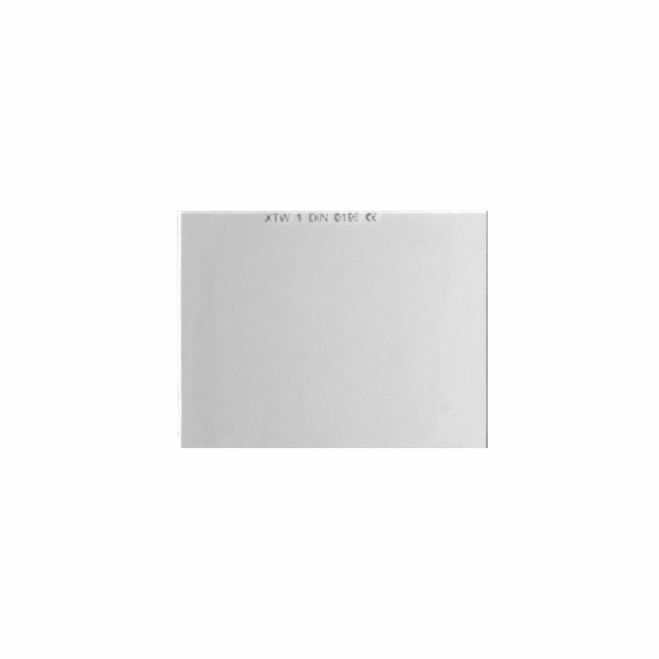 Lastrine piane incolore in vetro minerale