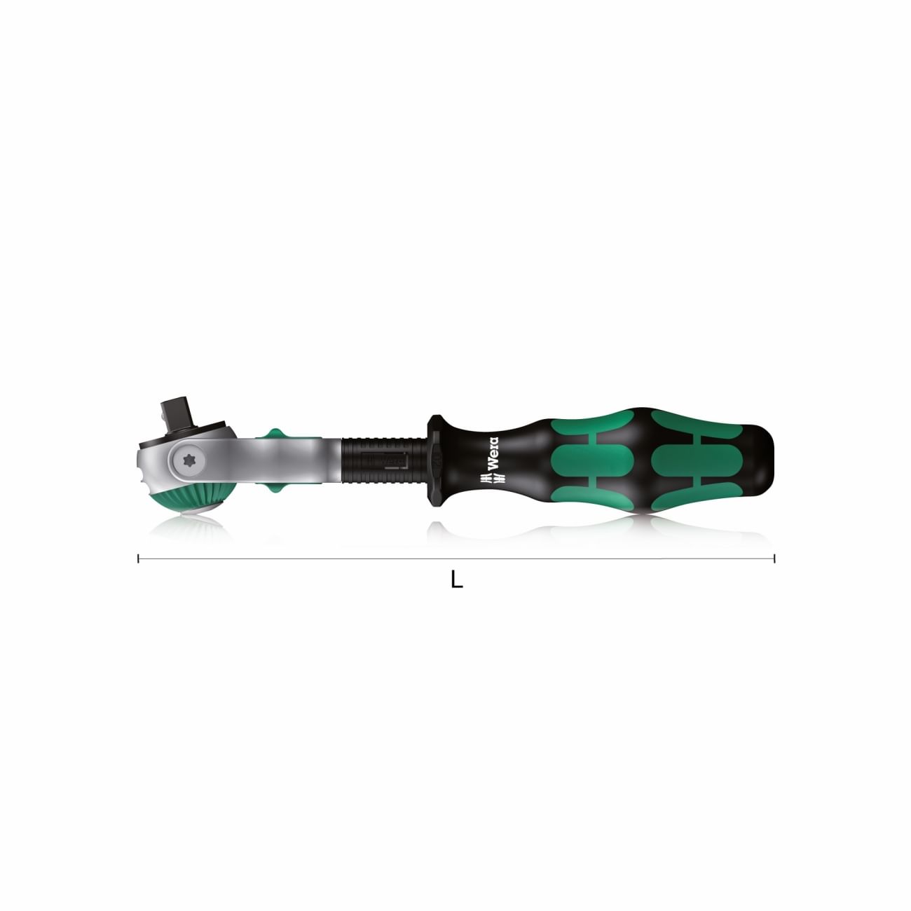 Trinquetes reversibles de cabeza orientable WERA ZYKLOP SPEED
