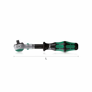 Reversible ratchet with swivel head ZIKLOP SPEED WERA