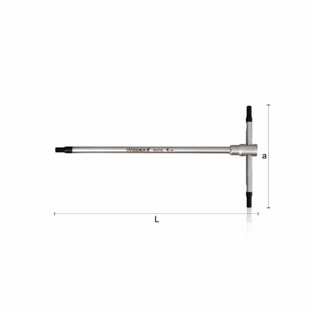 Hexagonal T-handle wrenches with sliding rod WX2702 WODEX