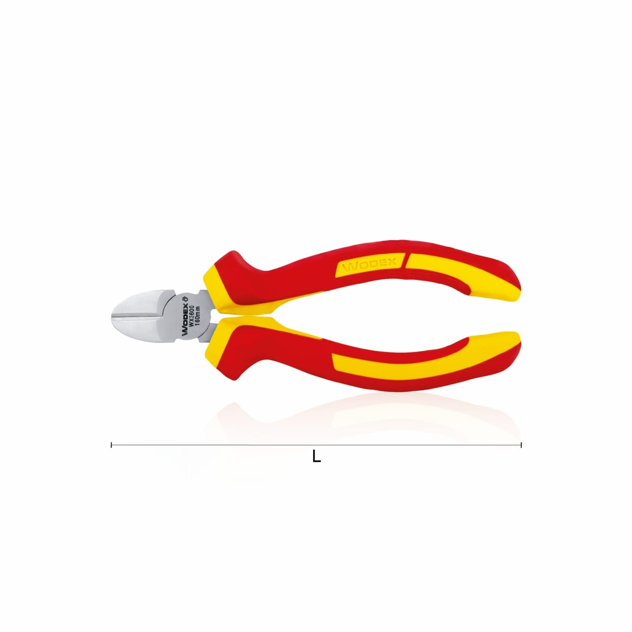 Diagonal cutting nippers VDE insulated 1000 Volts WODEX WX3610