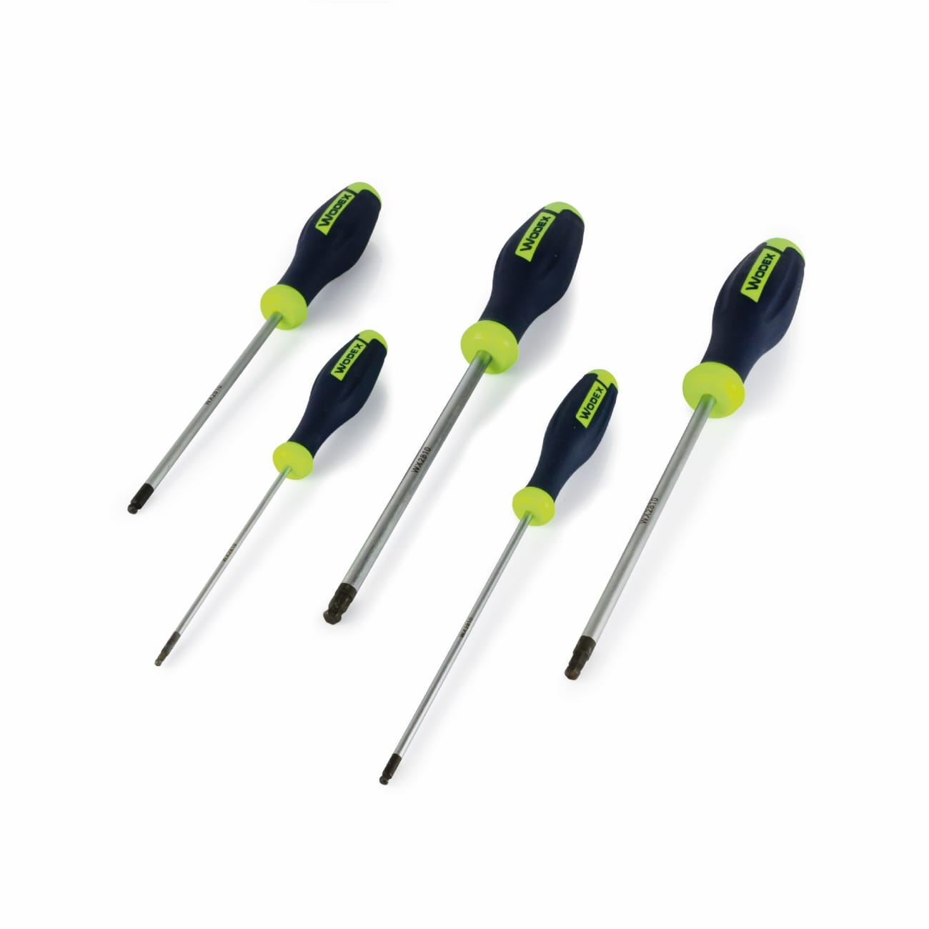 Juego de llaves macho hexagonal con cabeza esférica WODEX WX2810/S5