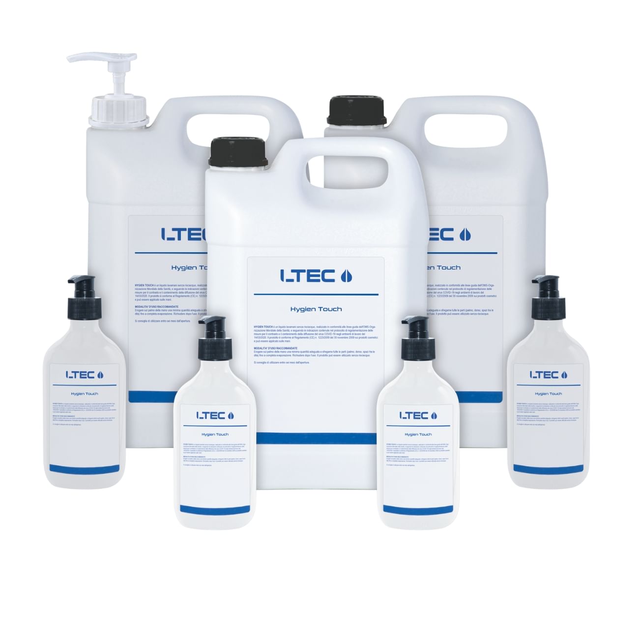 Set of hand sanitizers HYGIEN TOUCH LTEC.