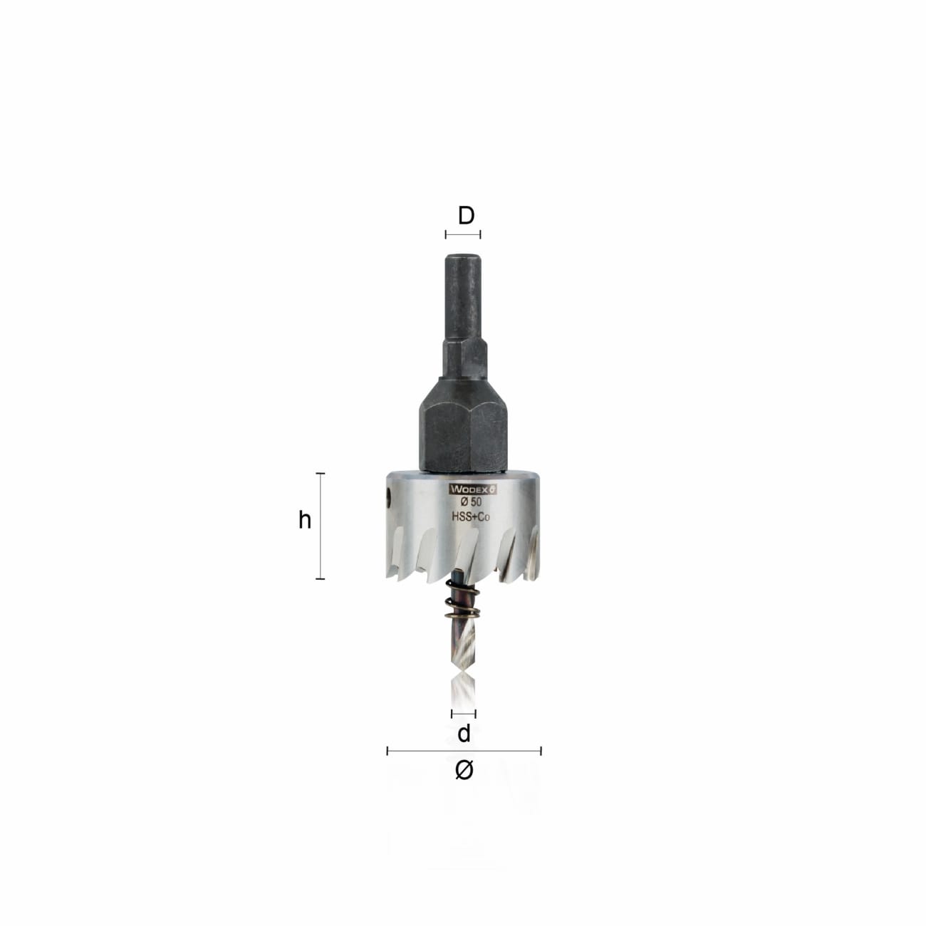 Frese a tazza in hsse-tin per acciaio e acciaio inox WODEX WX7500/T