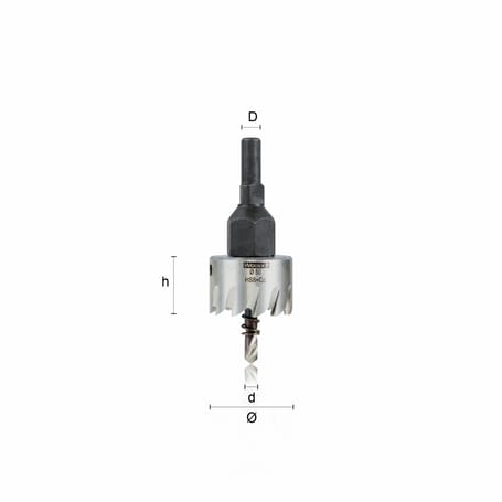 Frese a tazza in hsse-tin per acciaio e acciaio inox WODEX WX7500/T