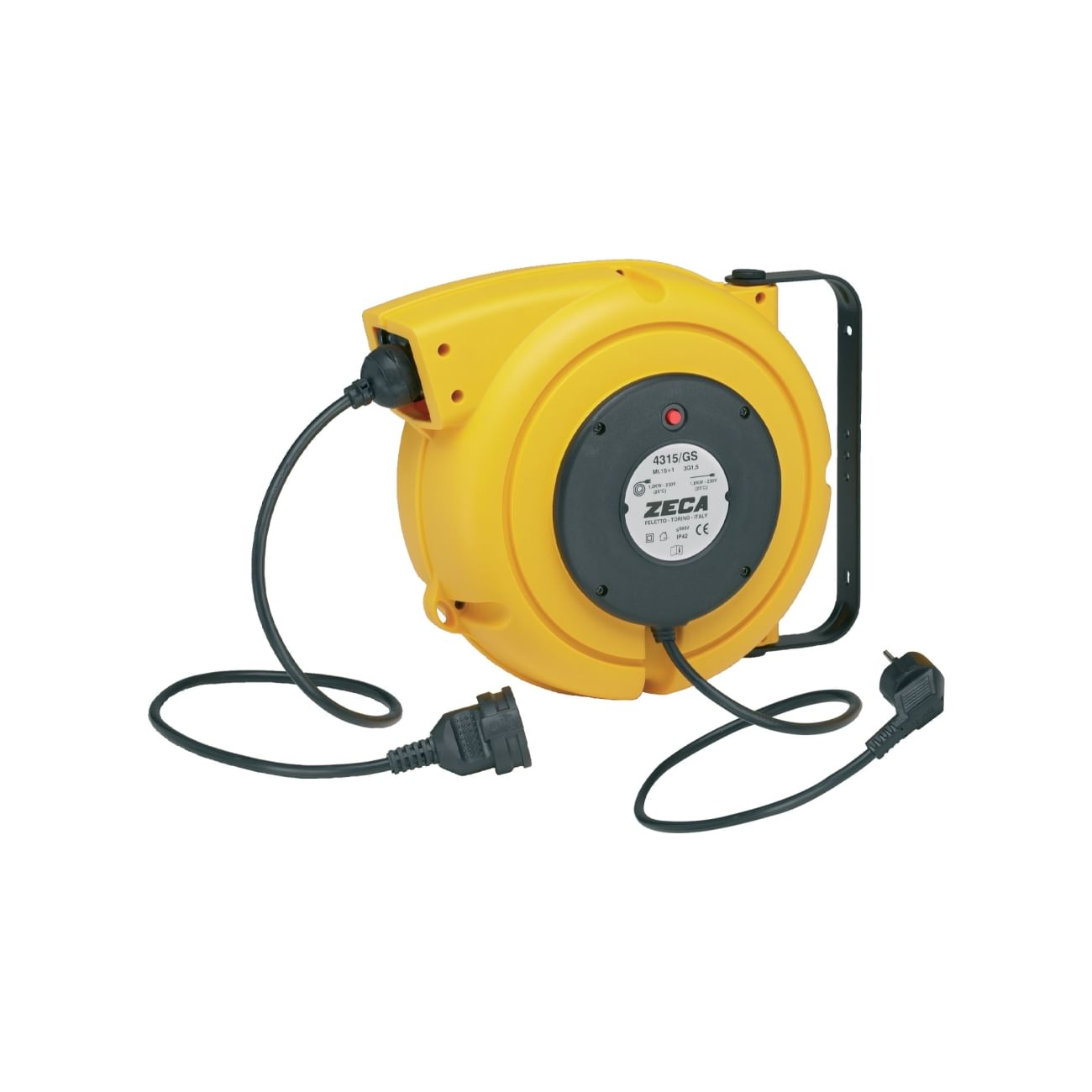 Bębny kablowe przemysłowe sprężynowe ZECA 4315/GS